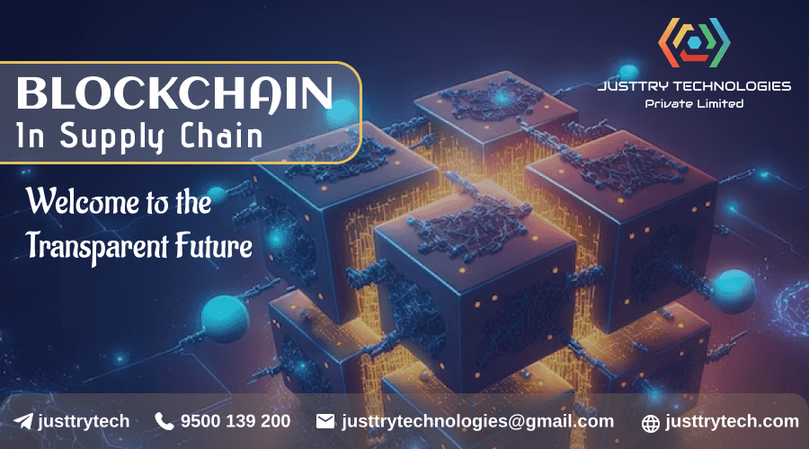 Blockchain in supply chaing explained in image